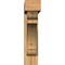 Ekena Millwork Olympic Block Rough Sawn Bracket w/ Offset Brace, Western Red Cedar, 6"W x 26"D x 26"H BKT0604X26X26OLY05RWR - alternate 3